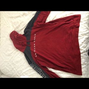 American eagle pull over hoodie